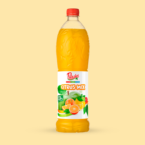 Pölöskei Citrus Mix ízű vegyes gyümölcsszörp
